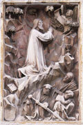Sandsteinrelief Gebet Jesu am Ölberg